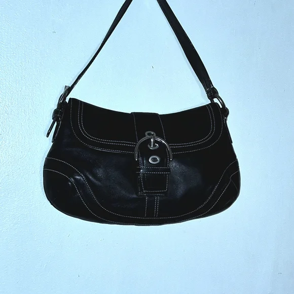 Coach Y2K Soho Black Leather Shoulder Bag - Picture 12 of 13